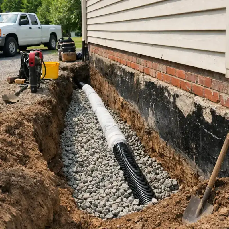 French Drain Silver Spring